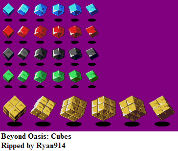 Beyond Oasis / The Story of Thor - Cubes
