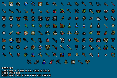 Lunar: The Silver Star - Items