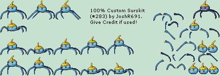 Pokémon Customs - #283 Surskit