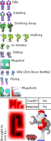 Nicktoons: Freeze Frame Frenzy - GIR