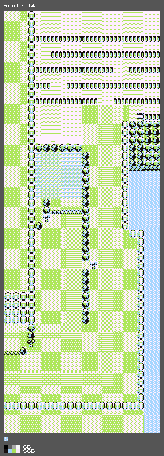 Pokémon Red / Blue - Route 14