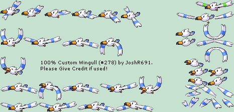 Pokémon Customs - #278 Wingull