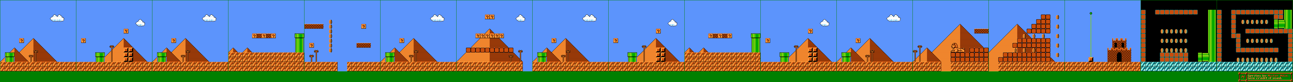 World 1-1 (Super Mario Land, Super Mario Bros.-Style)