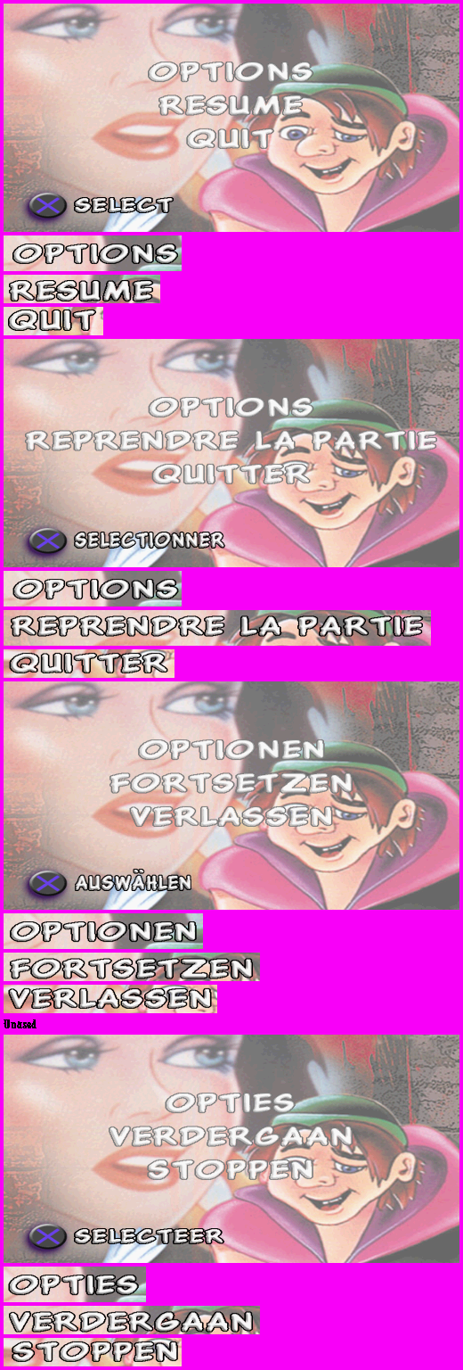 Pause Screen