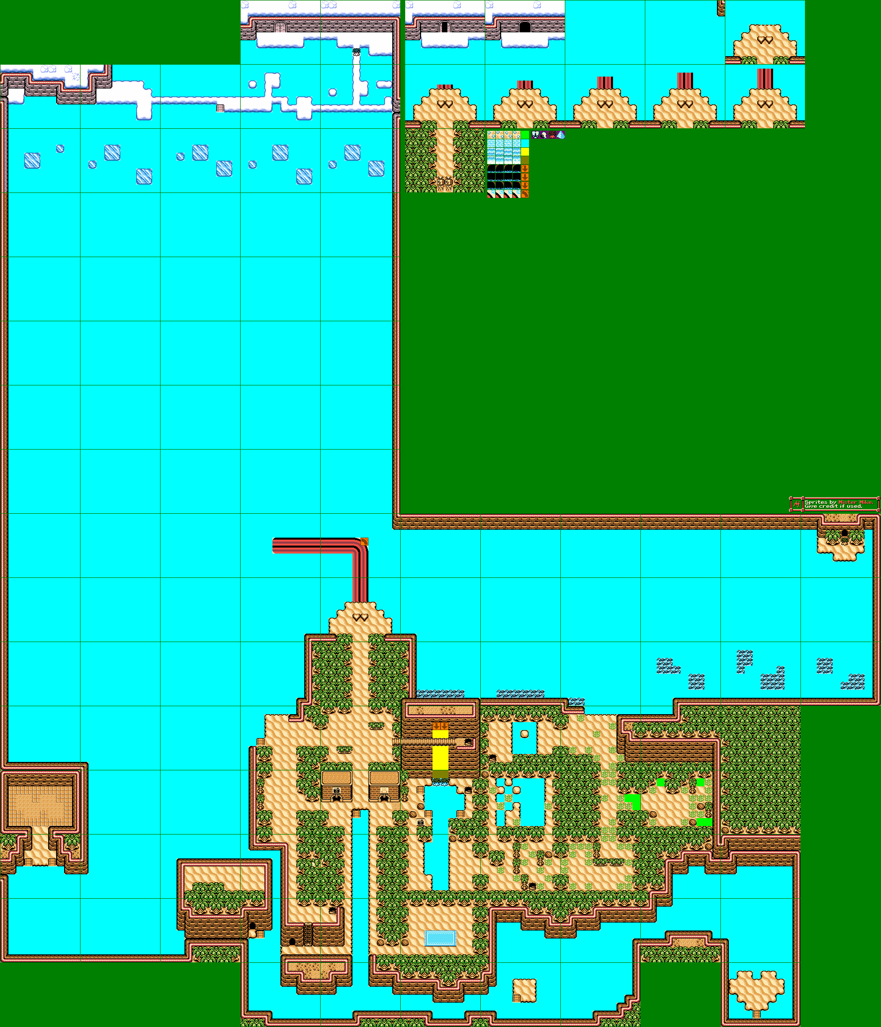Board 2 (The Legend of Tenna, Zelda Game Boy-Style)