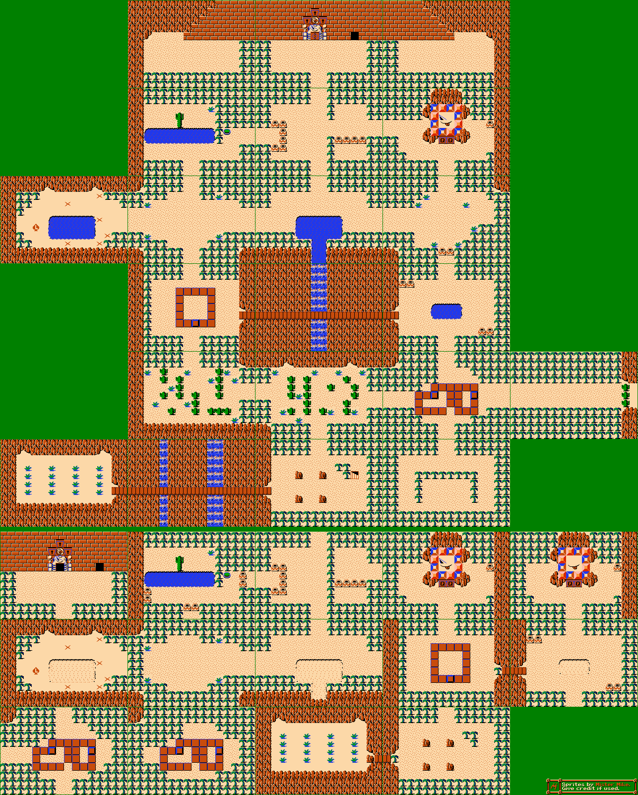 Board 1 (The Legend of Tenna, Zelda NES-Style)