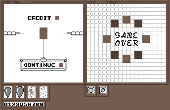 Continue & Game Over Screen