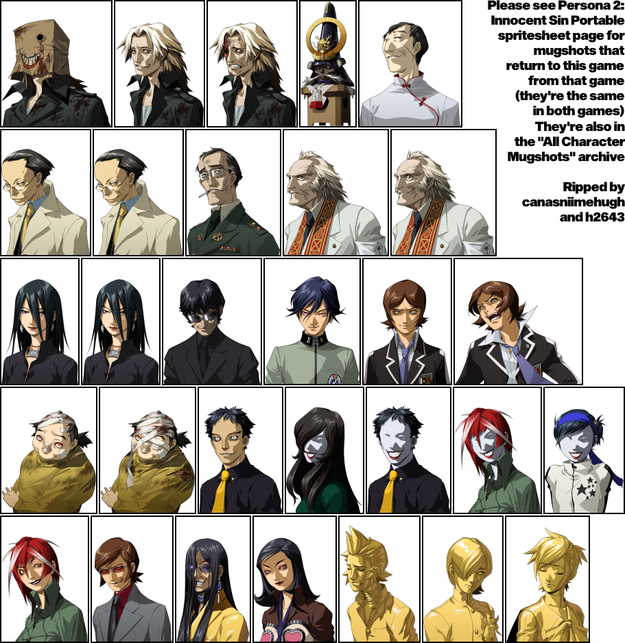 Persona 2: Eternal Punishment Portable - Enemies