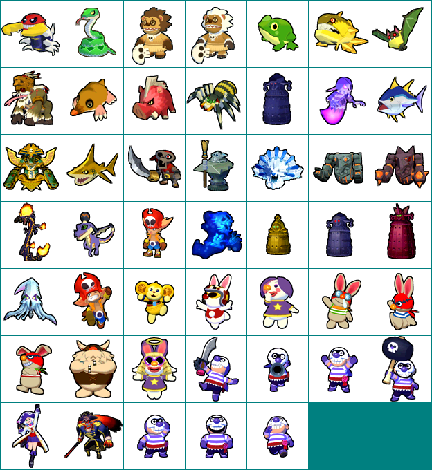 Main Character & Enemies