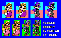 SMB3 Wario and Waluigi Bonus Game (NES and SNES)