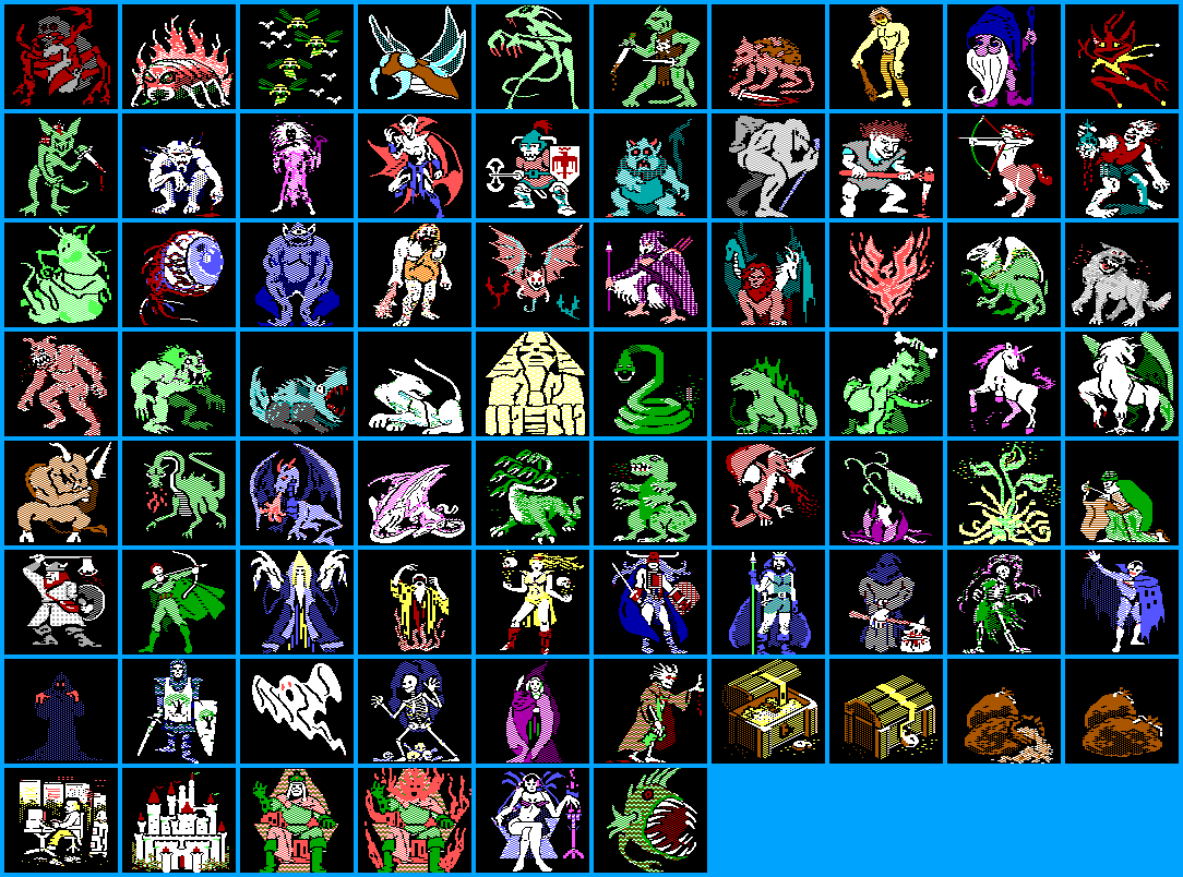 Enemies and Objects