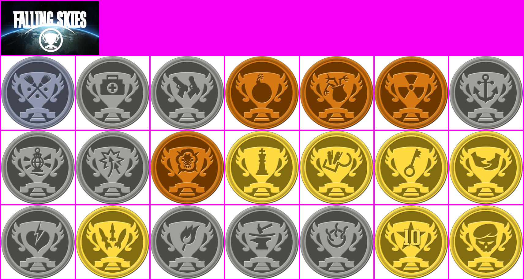Trophy Banner & Icons