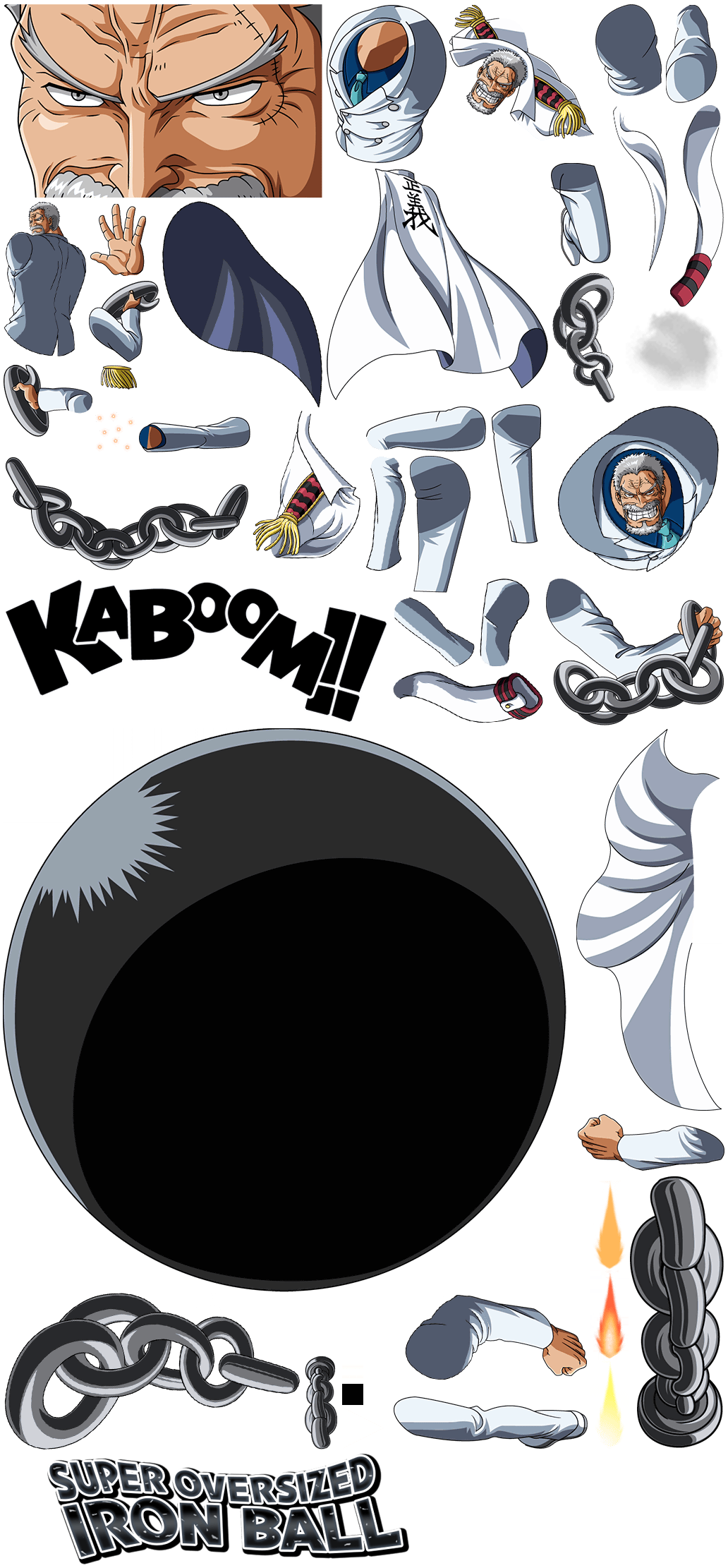 #1317 - Monkey D. Garp Navy HQ Vice Admiral