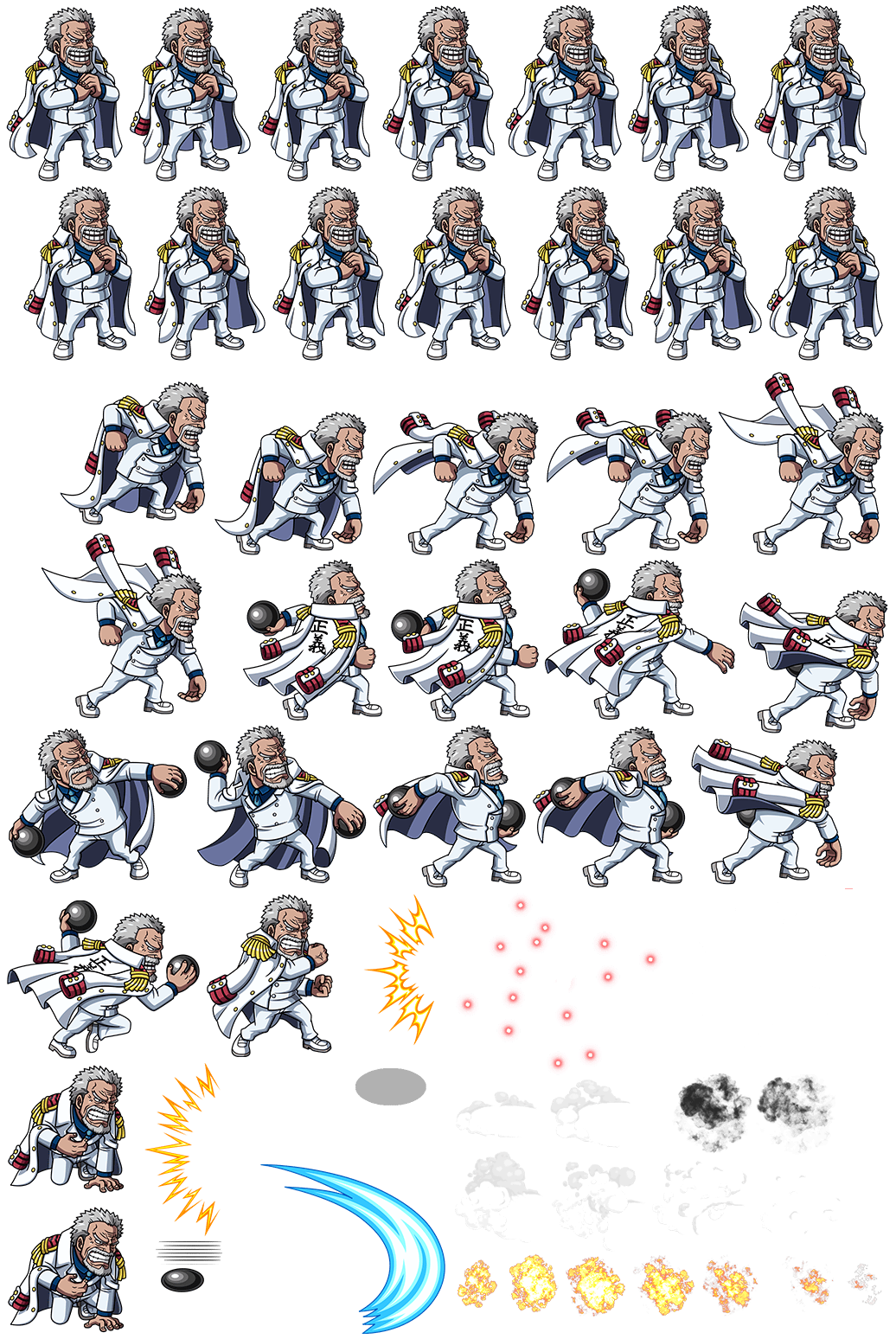 #1318 - Garp the Fist Navy HQ Vice Admiral