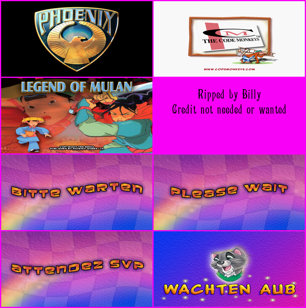 Logos, Title, and Loading Screens