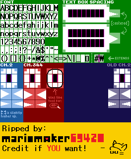 Battle Dialogue Font and Text Boxes