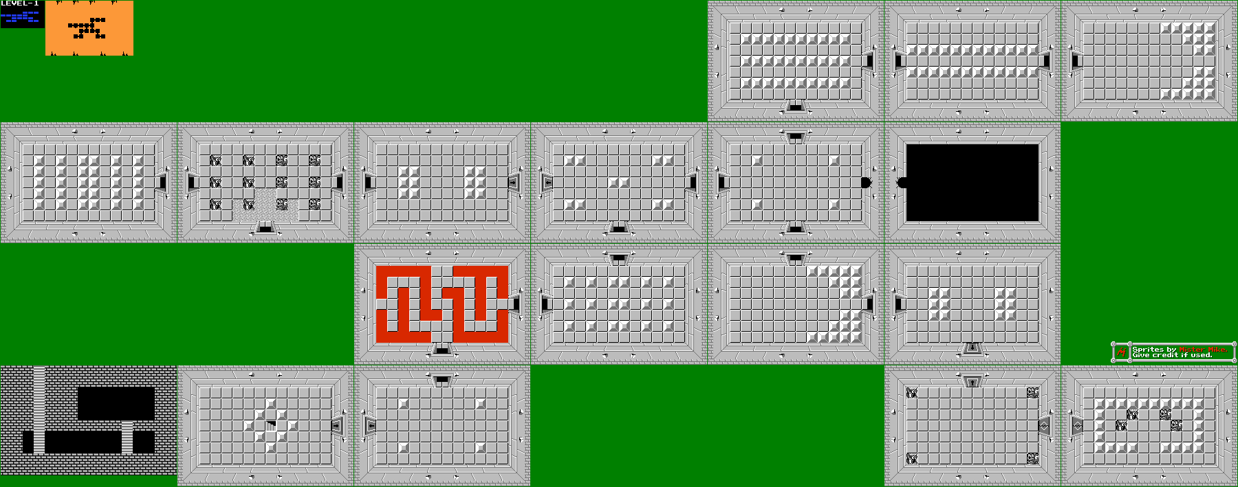 Parapa Palace (Zelda 1-Style)