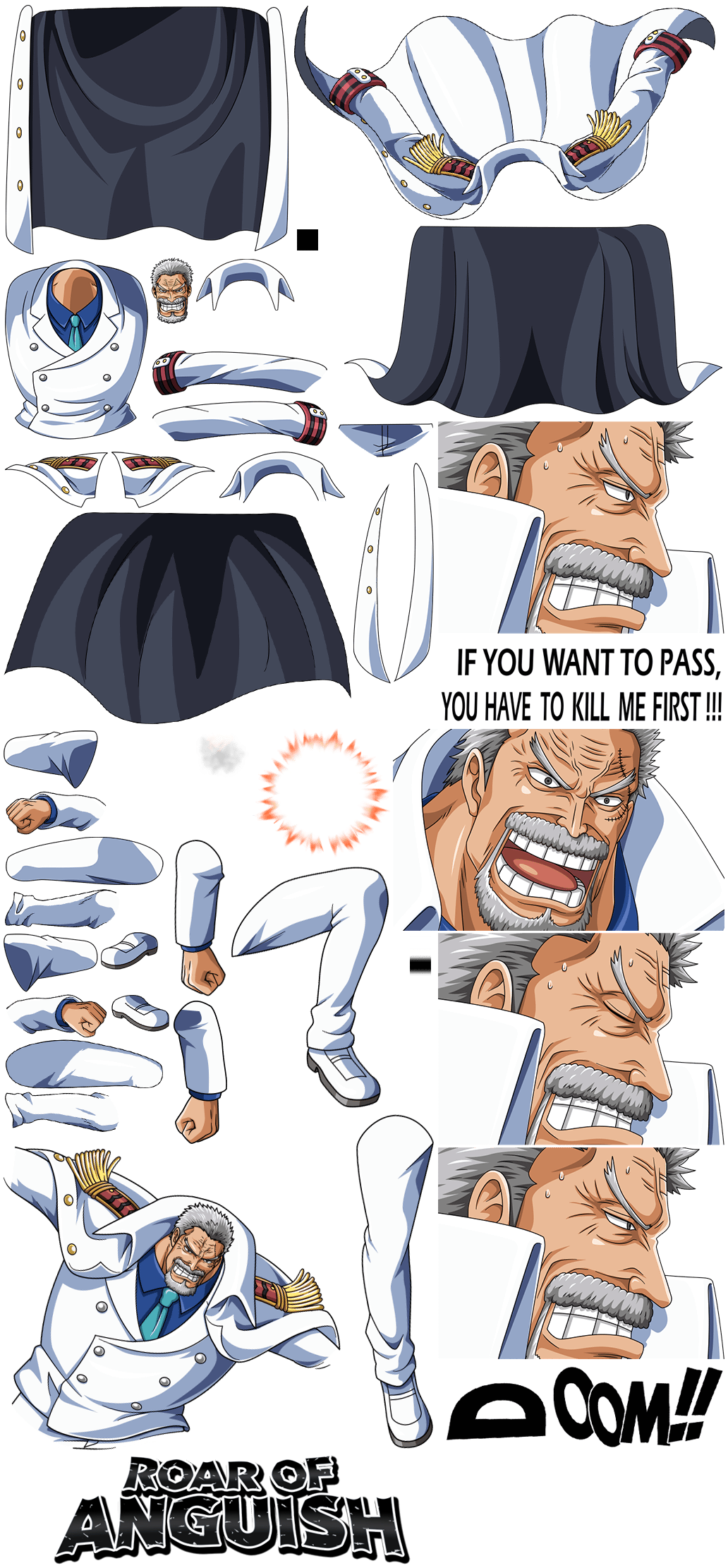 #1990 - Monkey D. Garp - Steadfast Vice Admiral