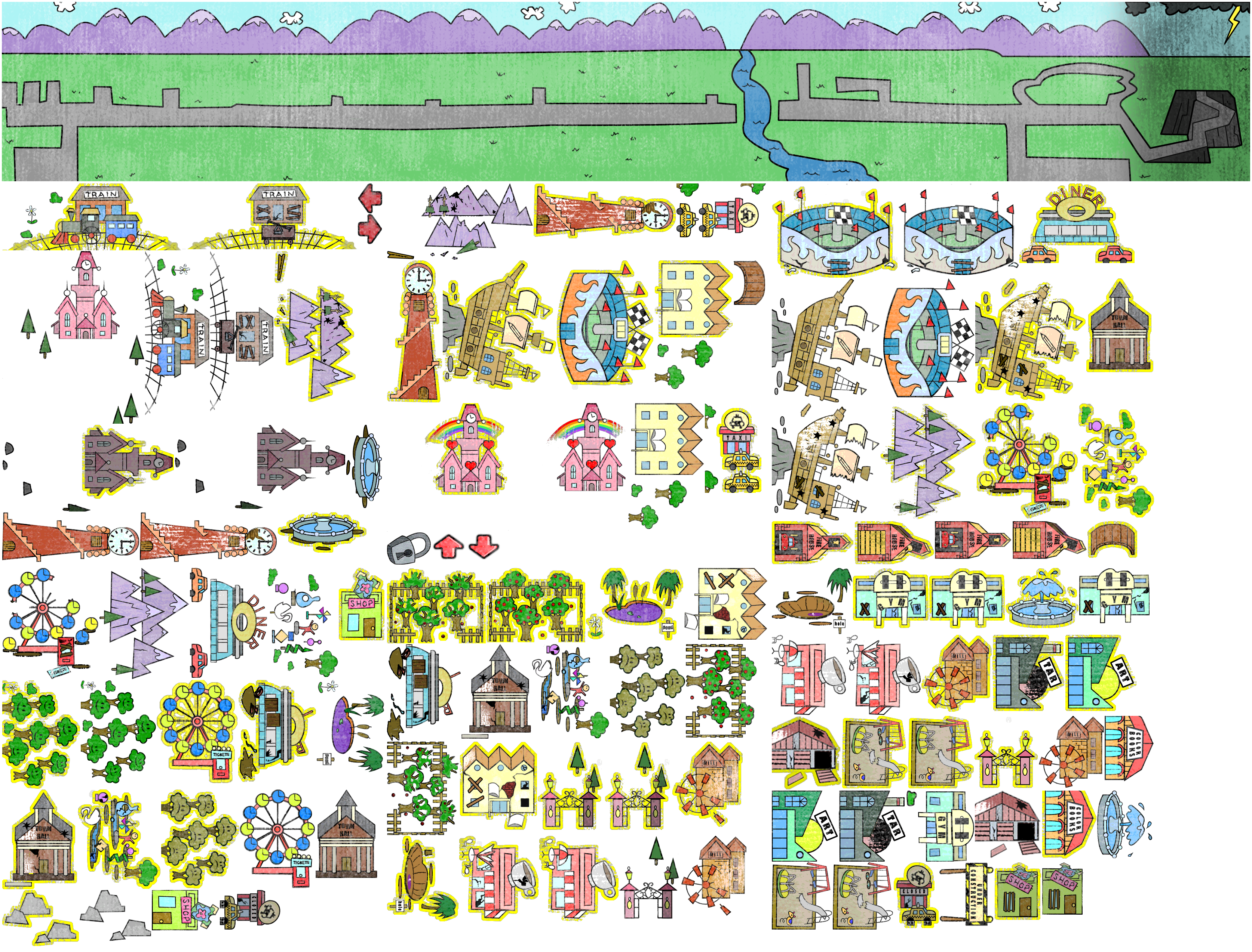 Doodleburg Map