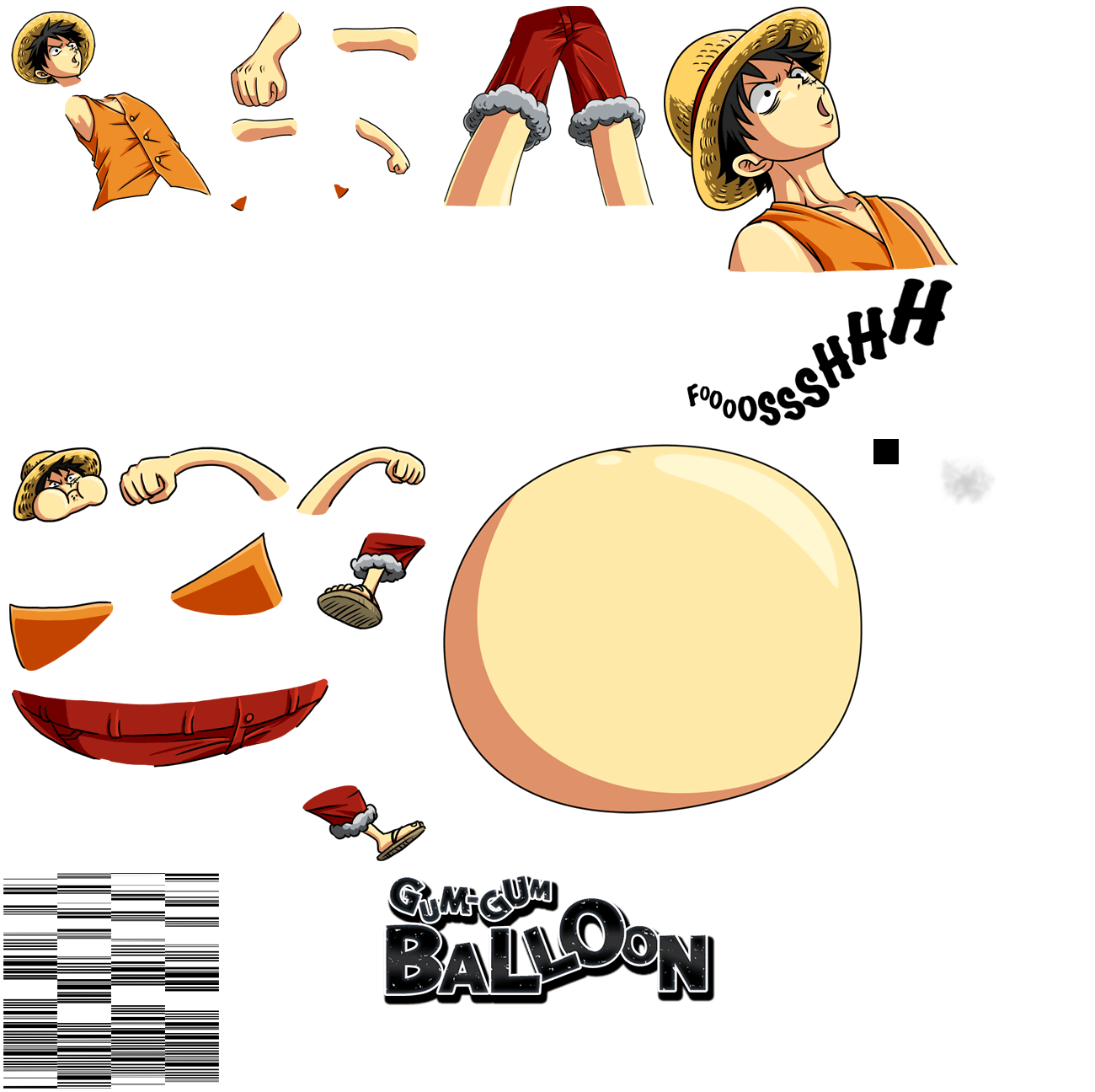 #0216 - Monkey D. Luffy - Gum-Gum Balloon