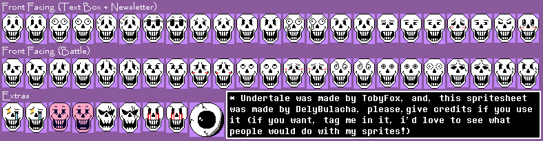 Papyrus (Dialogue Box, Front Facing)