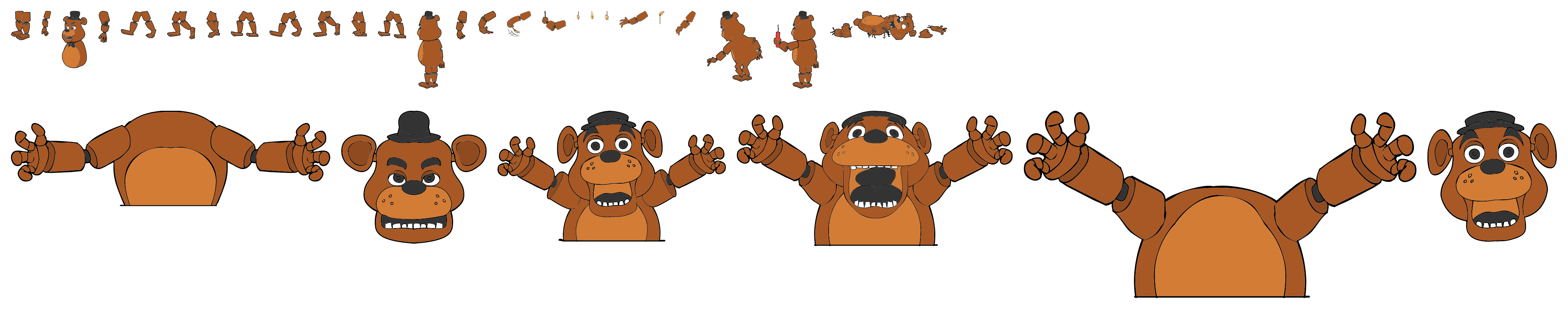 Freddy Fazbear (Dissasembled)