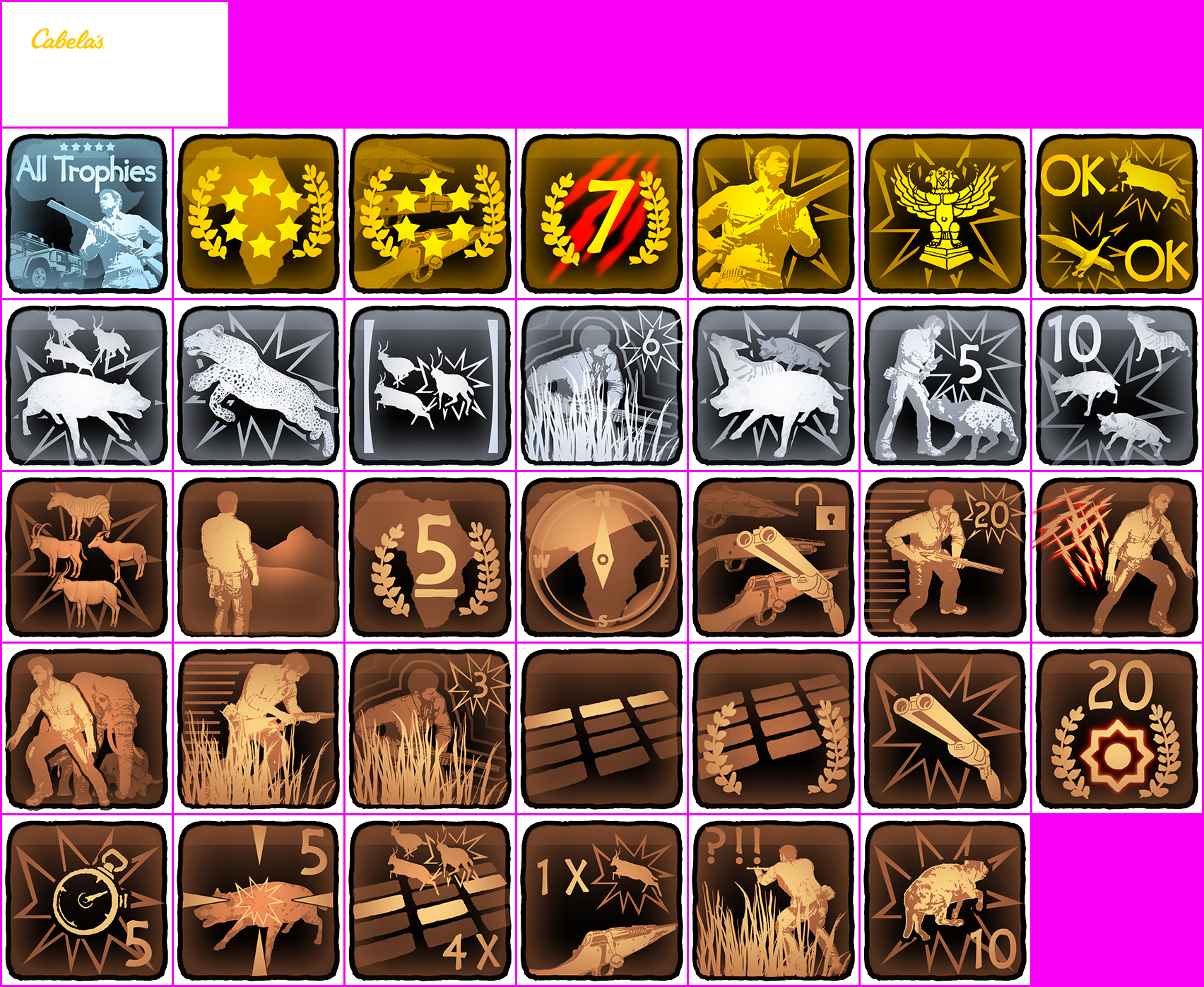 Trophy Banner & Icons