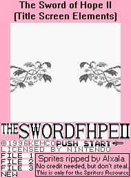 Title Screen Elements