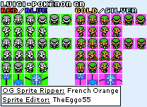 Luigi (Pokémon GB-Style)