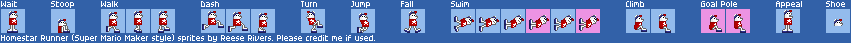 Homestar Runner (Super Mario Maker-Style)