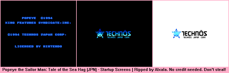Startup Screens