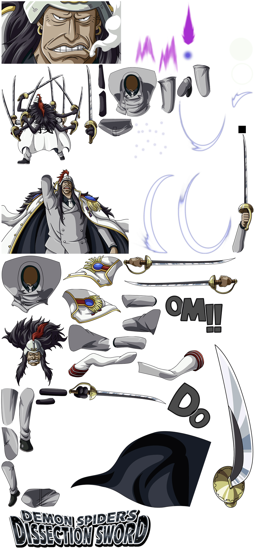 #1323 - Onigumo Eight-Swords Style Fighter
