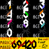 Act Numbers (Extended, Sonic 3-Style)