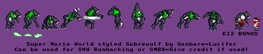 Sabrewulf (Super Mario World-Style)