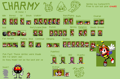 Charmy (Sonic 1-Style)