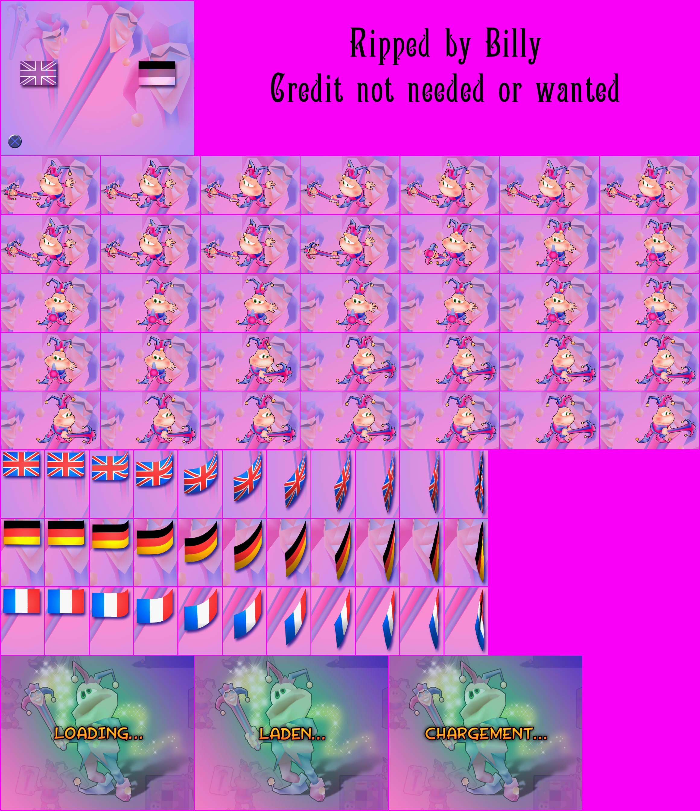 Language Select and Loading Sceens