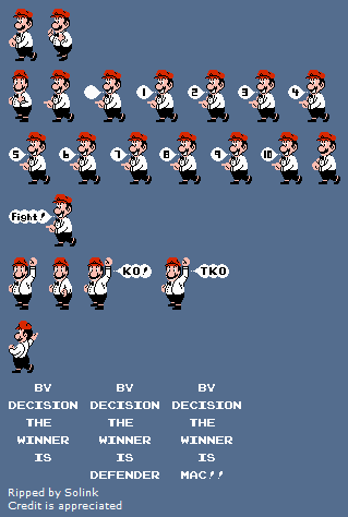 Punch-Out!! / Mike Tyson's Punch-Out!! - Referee Mario