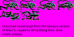 Alien 3 - Xenomorph (Crouched)