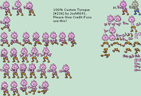 Pokémon Generation 2 Customs - #236 Tyrogue