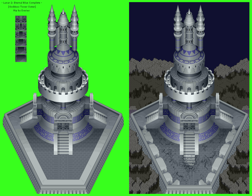 Lunar 2: Eternal Blue Complete - Goddess Tower Outer