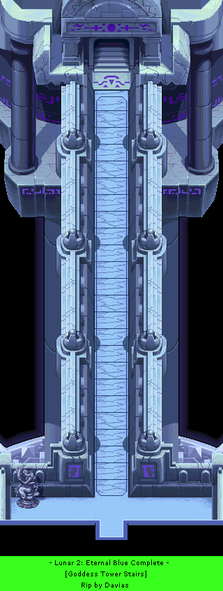 Lunar 2: Eternal Blue Complete - Goddess Tower Stairs