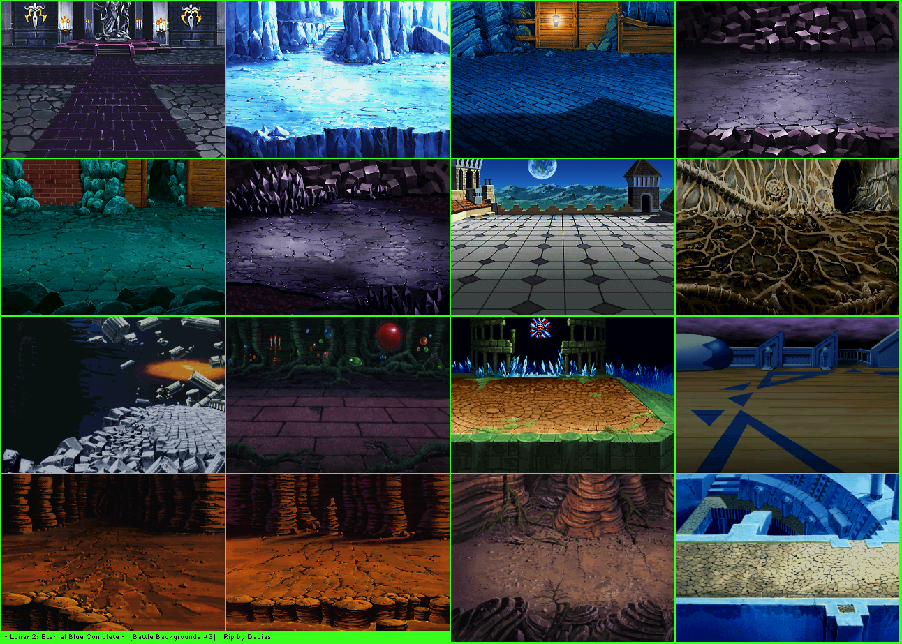 Lunar 2: Eternal Blue Complete - Battle Backgrounds #3