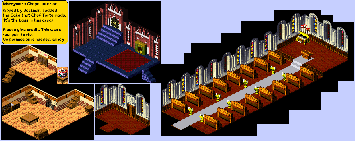 Super Mario RPG: Legend of the Seven Stars - Marrymore Interior (Chapel)