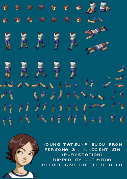 Persona 2: Innocent Sin (JPN) - Young Tatsuya Suou