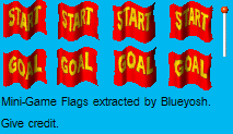 Yoshi's Story - Mini-Game Flags