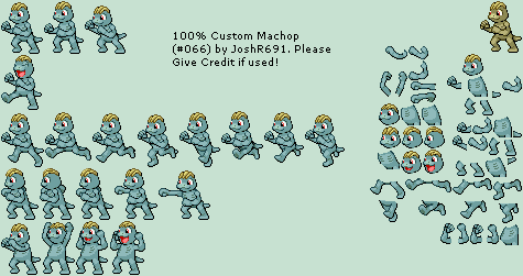 Pokémon Generation 1 Customs - #066 Machop