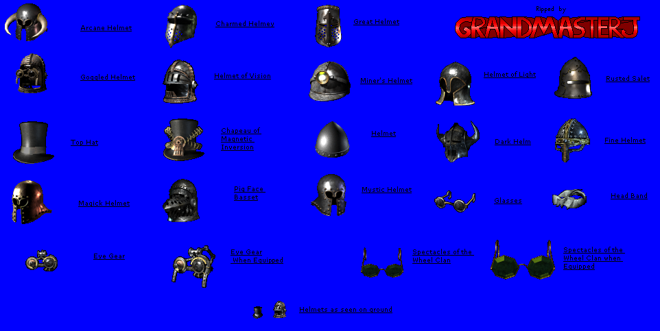 Arcanum - Helmets