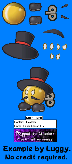 Paper Mario: The Thousand-Year Door - Goldbob