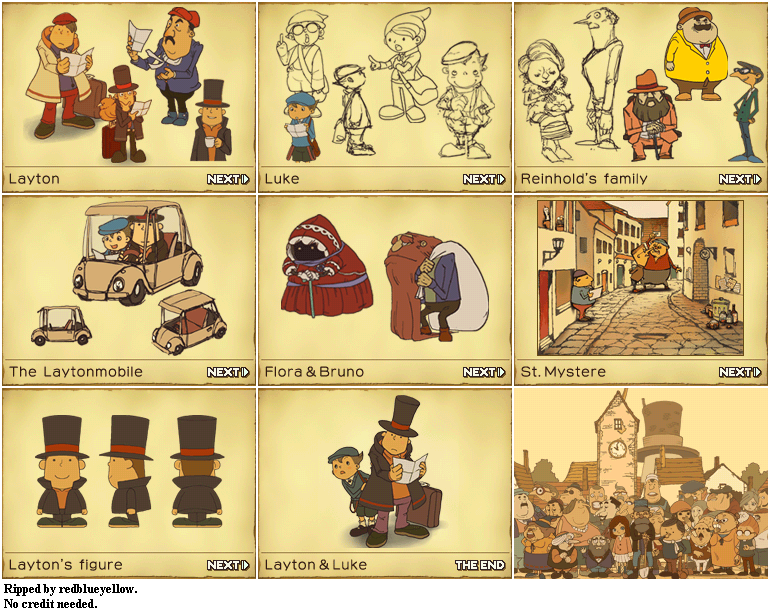 Professor Layton and the Curious Village - Concept Art