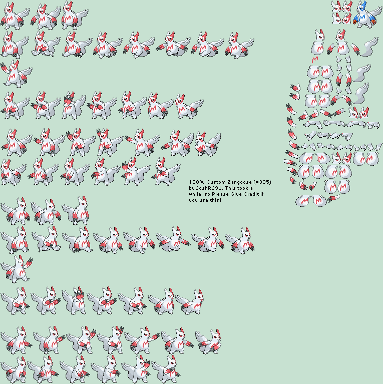 Pokémon Customs - #335 Zangoose